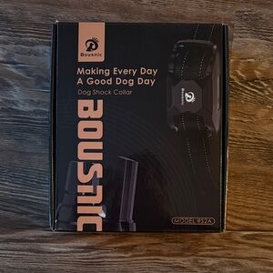 Bousnic Dog Shock Collar - Orange and Black